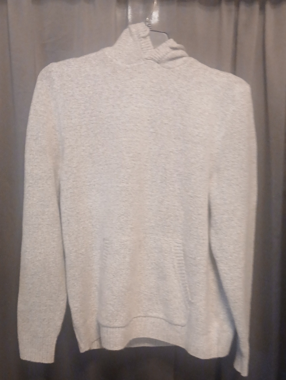 Old Navy Light Gray Crewneck Hoodie Sweater